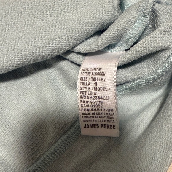 James Perse Light Blue Zip-Up Hoodie - Picture 4 of 8